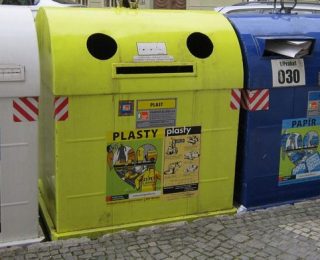 Where to find the nearest waste collection point in Prague?